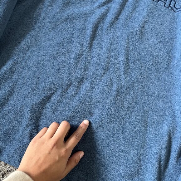 Old Navy Mens 1/4 Zip Pullover Fleece Jacket XXL Blue Warm Casual Outerwear - Picture 4 of 8